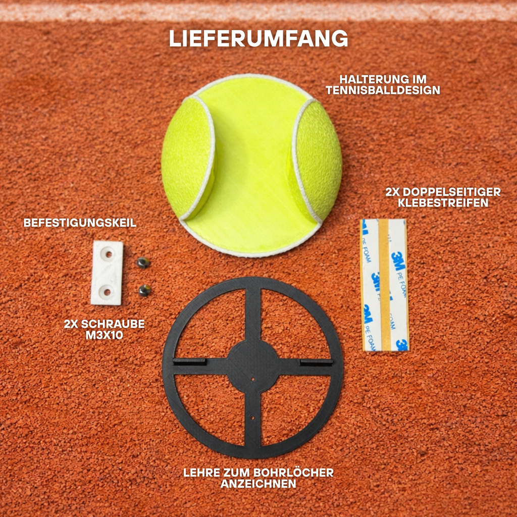 Halterung Tennisschläger